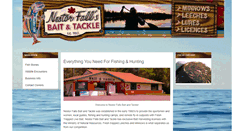 Desktop Screenshot of nestorfallsbaitandtackle.com